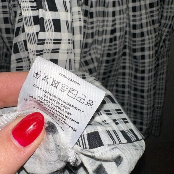 NWT FAITHFULL THE BRAND DELANO Check Print MINI Dress Size US 4 - Picture 7 of 7